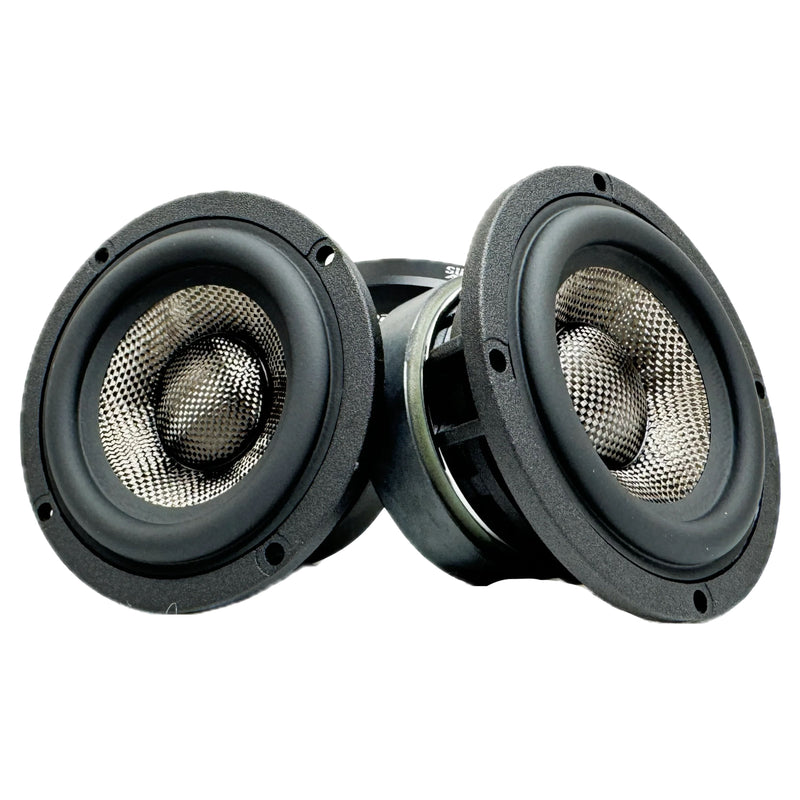 Pair of Sundown Audio 3" 4-Ohm 30W RMS Component Midrange Speakers SA Series V4