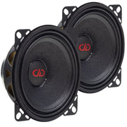 DD Audio VO-MN104 4 inch neo midrange speaker pair rated at 100 watts RMS. High sensitivity voice optimized design for loud, clear sound. Front Speaker Pair View
