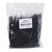 Universal 4" Black Cable Ties | UV Resistant 18lb Tensile Strength pk of 100. shown in package.