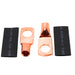 4 GA 5/16" Copper Ring Terminals w/ Heat Shrink | 2 Pack Heavy Duty main view shows contents.