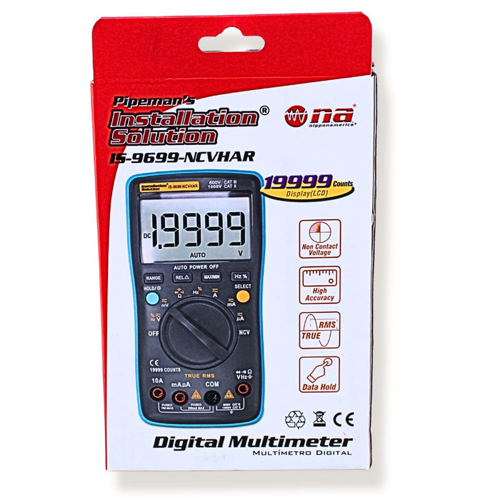 Audiopipe Installation Solution Non-Contact Voltage Digital Multimeter
