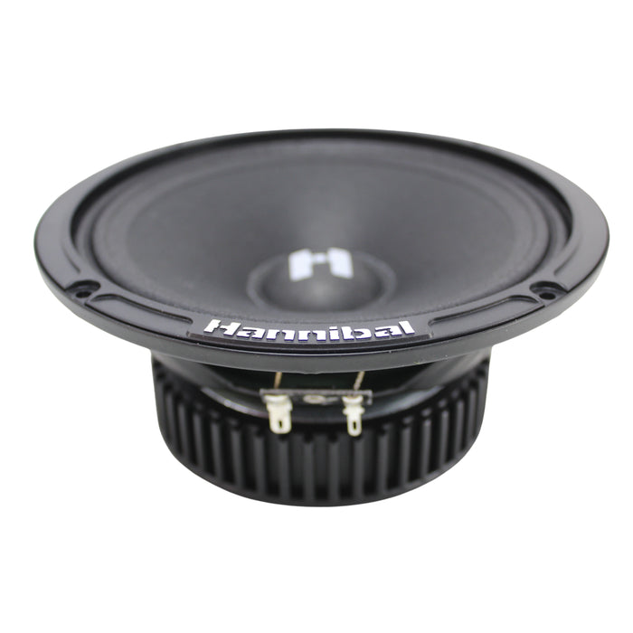 6.5" 100W RMS 4-Ohm Mid-Range Speaker Pair Deaf Bonce Hannibal Series HM-6S