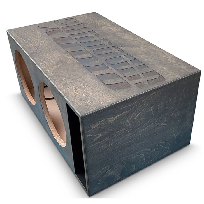 2000W RMS Dual 1 or 2-Ohm 12" X Series V3 Subwoofer w/Dual 12" Birch Ported Box