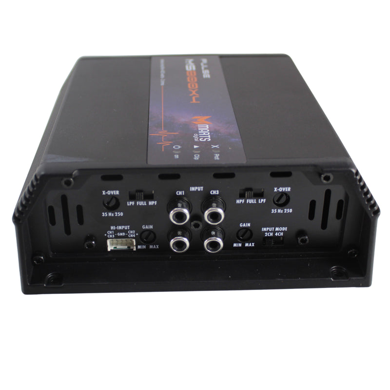 4 Channel 400 watts 2 ohms Class D Compact Full Range Amplifier Marts Digital