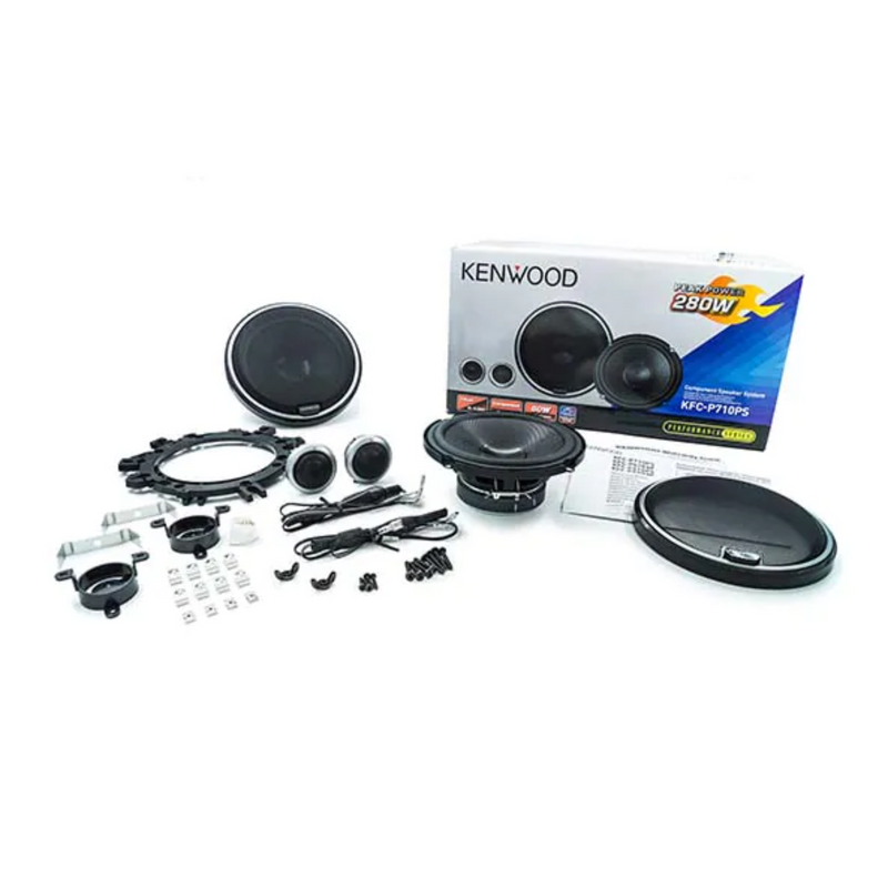 Kenwood 80 Watts RMS Performance Series 6.5" Component Speaker System KFC-P710PS