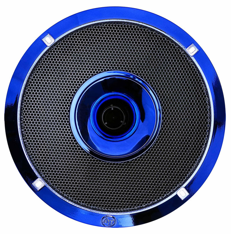 Audiopipe 8" 200W RMS 4 Ohm Blue Eye Candy Compression Horn Midrange Coaxspeaker