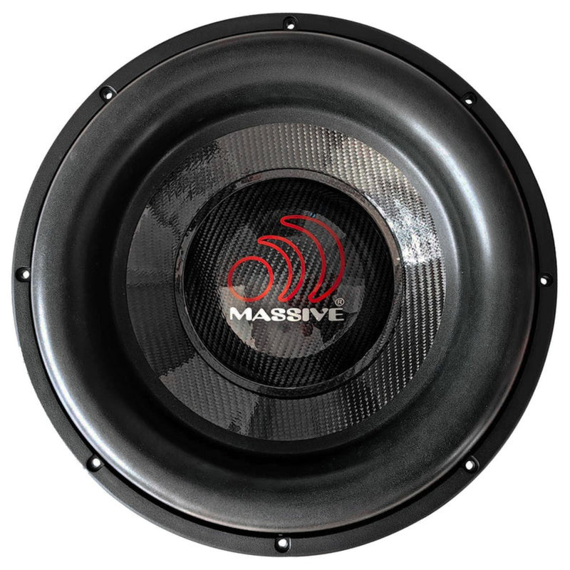 Massive Audio BOA182R 18" 8000W RMS Subwoofer Dual 2Ohm Heavy Duty SPL Subwoofer
