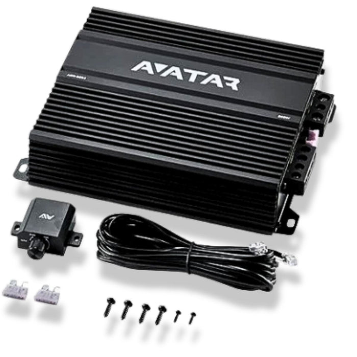 800W RMS Monoblock 1-Ohm Class D Car Audio Bass Amplifier w/ Bass Knob ABR-800.1