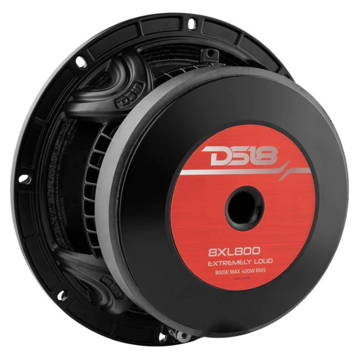 DS18 8" XL Series Mid-Range Loudspeaker 400 Watts Rms 4-Ohm XL800-4