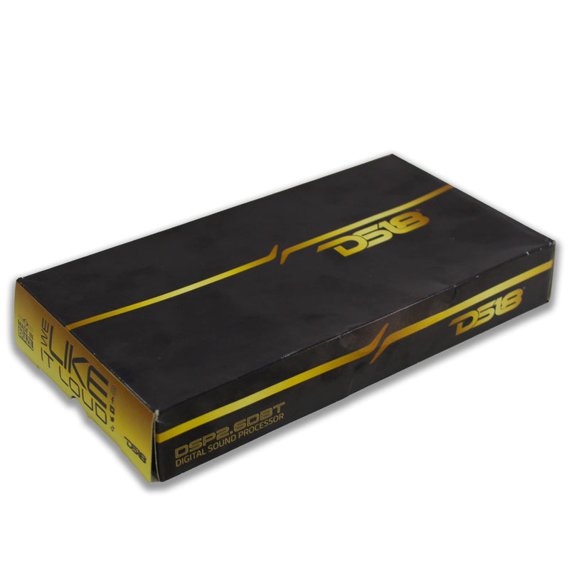 DS18 DSP Crossover & Equalizer 6 Channel Digital Processor Bluetooth DSP2.6DBT