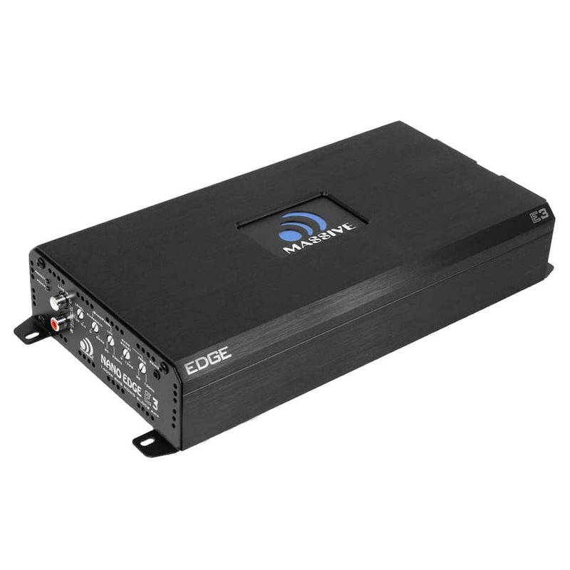 Massive Audio Nano E3 Mono 2800W 1Ohm Amplifier+ 2x 2000W Dual 4Ohm VC Subwoofer