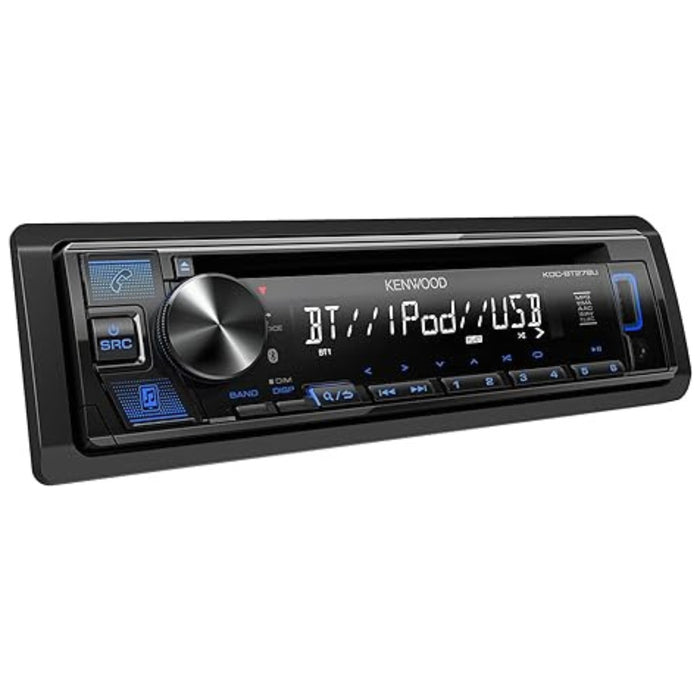 Kenwood Single DIN Bluetooth CD AM/FM USB Car Stereo KDC-BT278U