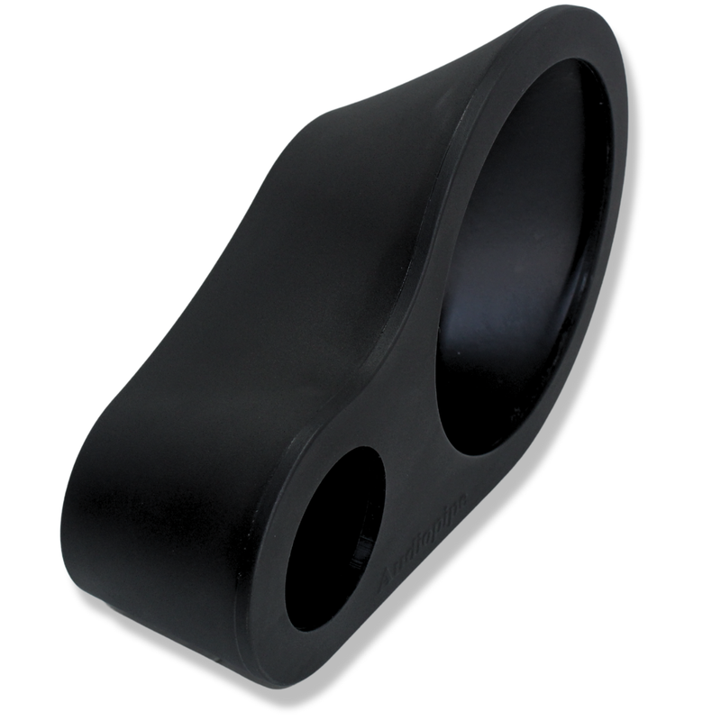 8" Universal Speaker Pods Pair Black ABS OEM Finish Fits 8" Speaker Tweeter