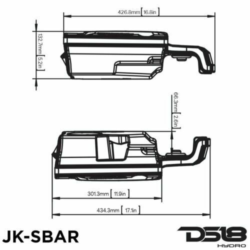 DS18 Jeep Wrangler Tactical Green Army Camo RGB LED SoundBar JK JKU JK-SBAR/CMGR