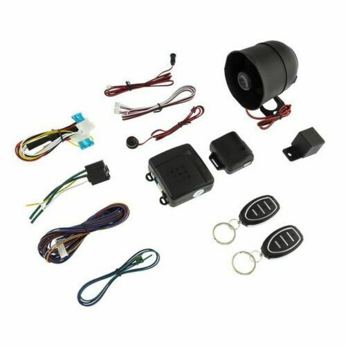Car Alarm Security System w/ Shock Sensor, Keyless Entry and 4 Door Locks DS18 - Big Jeff Online Inc
