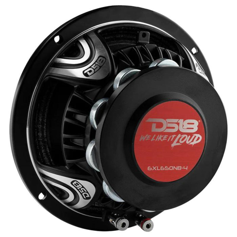 DS18 6.5" 325 Watts RMS 4 Ohm XL Series Neodymium Mid-Range Loudspeaker W/Bullet