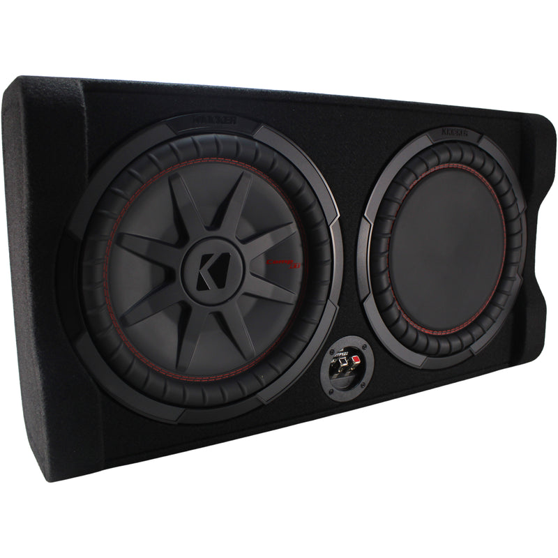 Kicker CompRT 12" 500W RMS 2-Ohm Subwoofer in Down Firing Enclosure OPEN BOX