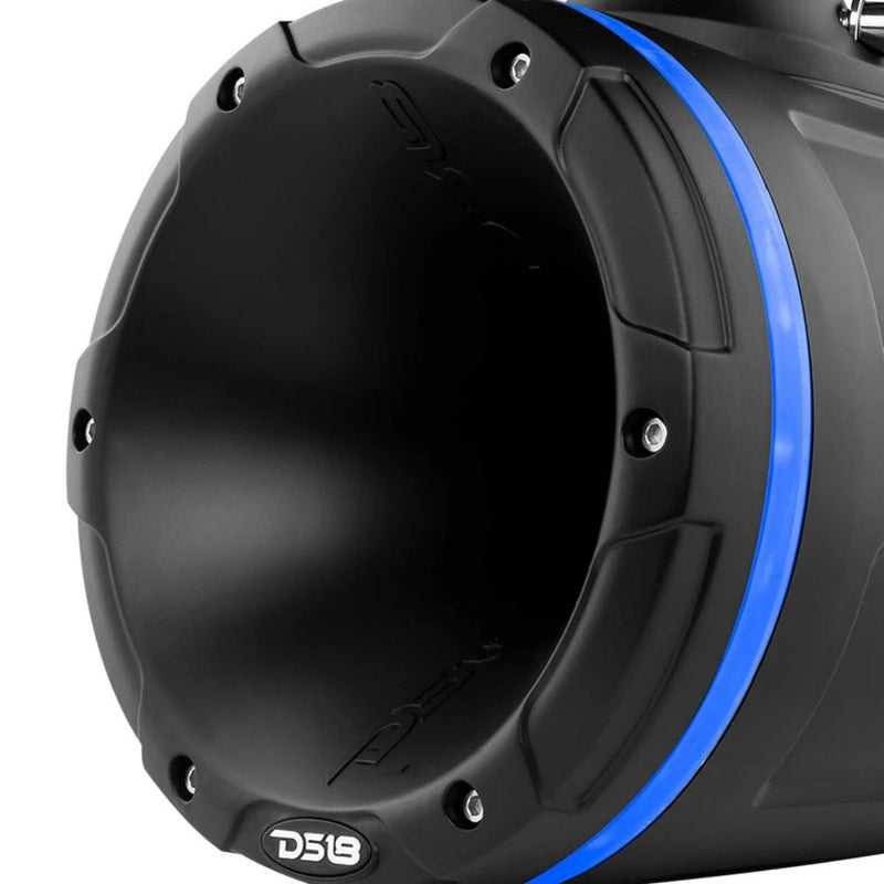DS18 IP65 Marine 7" 300 Watt RMS 4-Ohm Driver Tower Speaker RGB LED