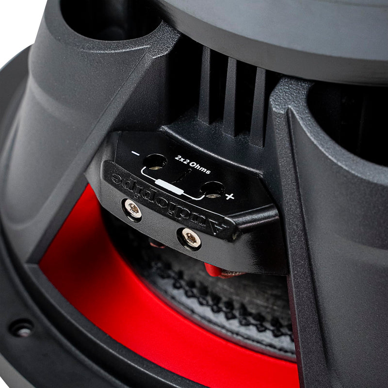 Audiopipe 12" 1200W RMS Dual 2-Ohm 5-Stack Composite Cone Subwoofer