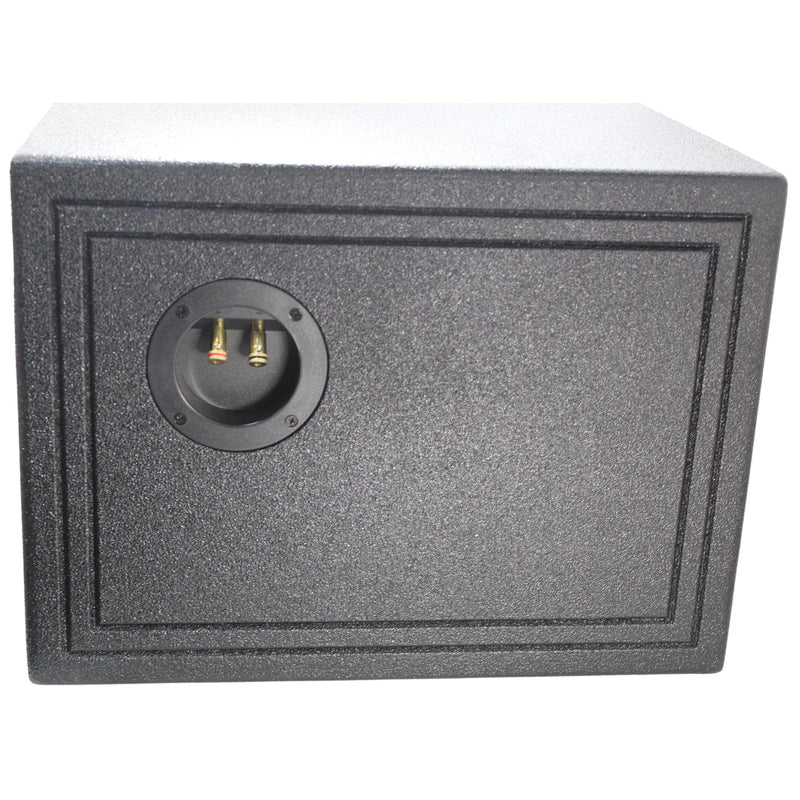 Pipemans Installation Single 12" Vented and Coated Subwoofer Box 1" Baffle