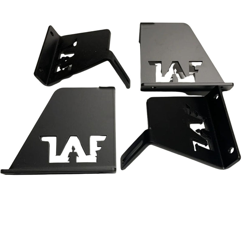 LAF Flipped Amp Racks | Heavy Duty 10-Gauge Steel Amplifier Flip Mounts Set of 4