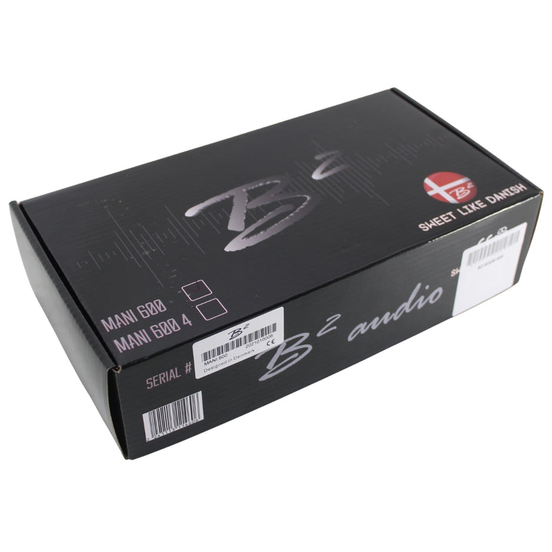 B2 Audio MANI 600 Watt 1-Ohm Car Audio Class D Compact Mono Bass Amplifier