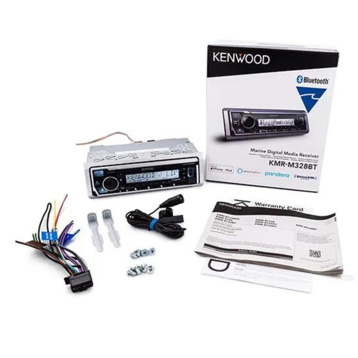 Kenwood Marine Bluetooth Single DIN Digital  Media Receiver KW-KMR-M328BT