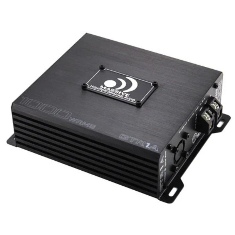 1060 Watt RMS 1 Ohm Mono Block GT Full Range Amplifier With Bass Remote GTR1A