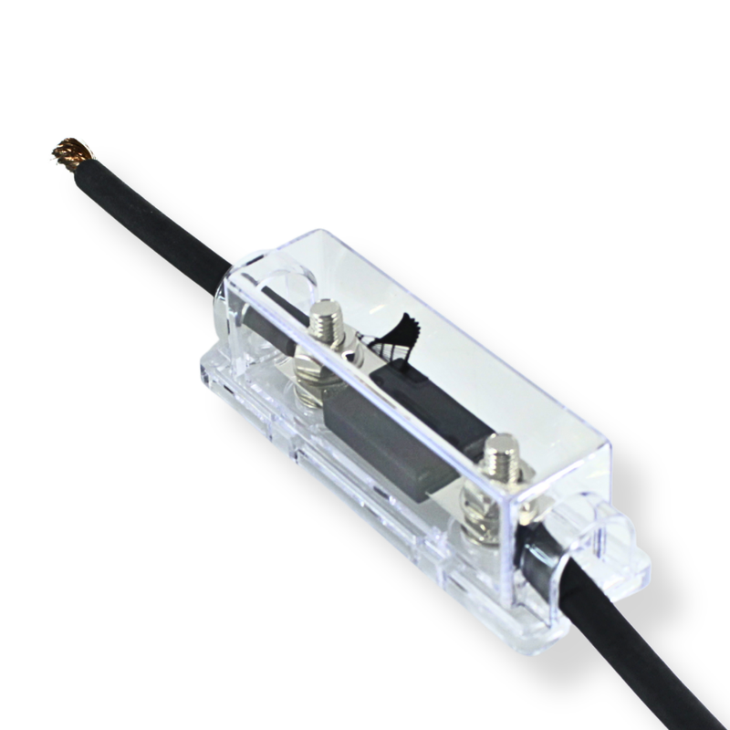 ANL Fuse Holder with 200 amp fuse Blade 0 /4 GA Square DS18 FHSANL200A