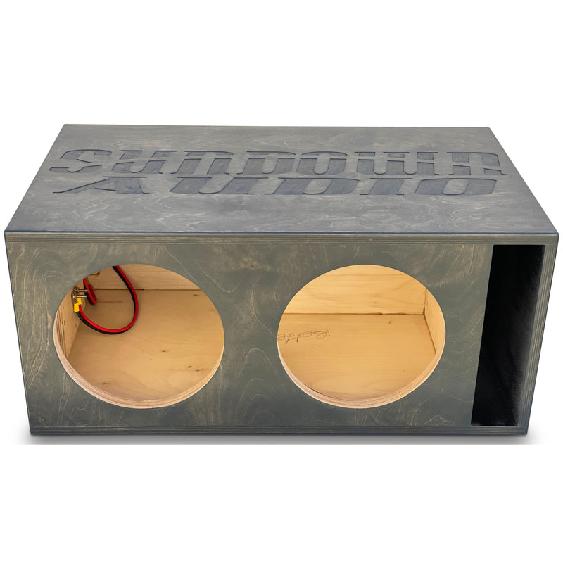 Adire Audio Birch Dual 15 (24mm all around) Ported enclosure 8.5^3 tuned to 30hz