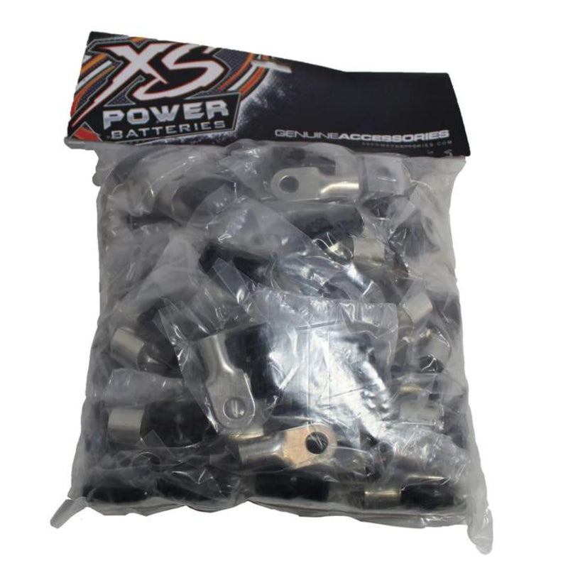 XS Power 10 Red + 10 Black 0 AWG 10.5MM Ring Terminals Nickle Plated XS-RT0L