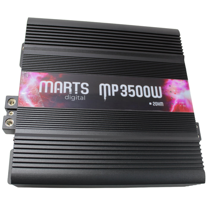 Premium Monoblock 3500W RMS 2-Ohm Class-D Amplifier Marts Digital MP-3500-2-V2