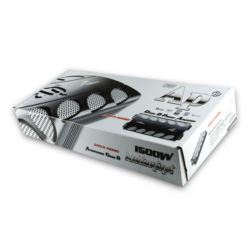 Audiopipe 1500W 1 Ohm Class D Monoblock Car Audio Digital Amplifier APCLE-15001D