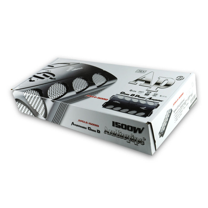 Audiopipe 1500W 1 Ohm Class D Monoblock Car Audio Digital Amplifier APCLE-15001D