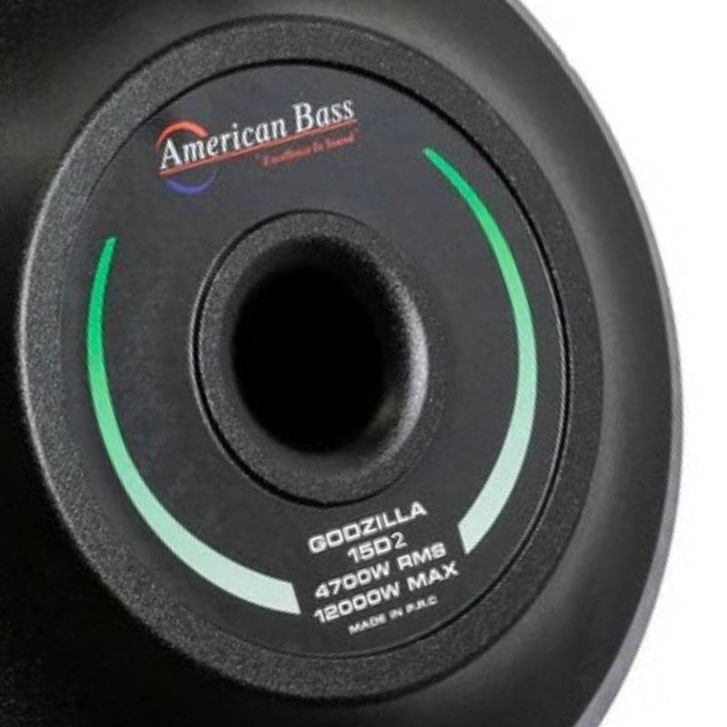 American Bass 15" 4700 Watts RMS 2-Ohm Dual Voice Coil Subwoofer GODZILLA-15-D2