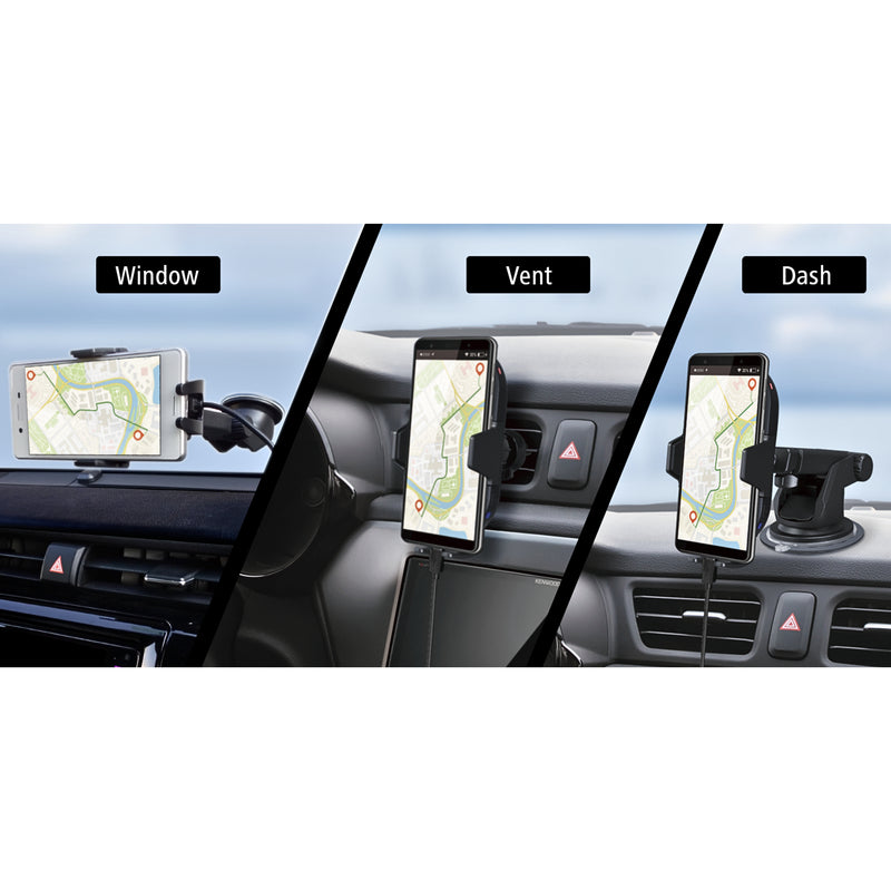 Kenwood CAX-HL10Qi motorized wireless Qi charging phone mount