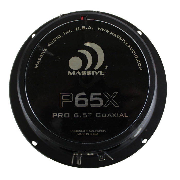 Massive Audio P65X Pro 6.5" 280W 4 Ohm Car Audio Speaker with Tweeter