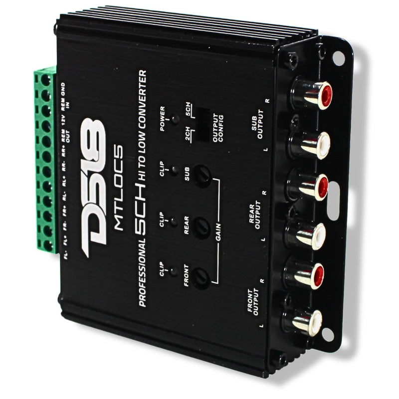 5-Channel High-to-Low Line Output Converter with Remote/Automatic Turn-On MTLOC5