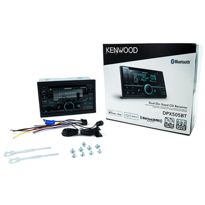 Kenwood Double DIN in-Dash CD Car Stereo. AM/FM with Bluetooth DPX505BT