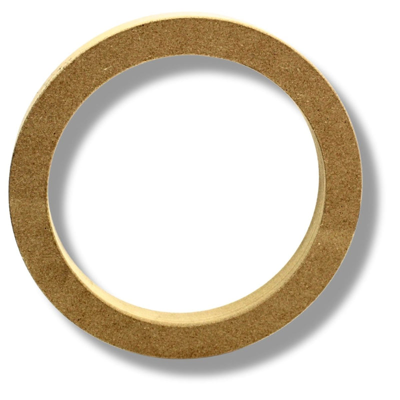 Install Bay 6" High Quality Wood MDF Speaker Spacer Rings Pair 3/4" Depth SR6