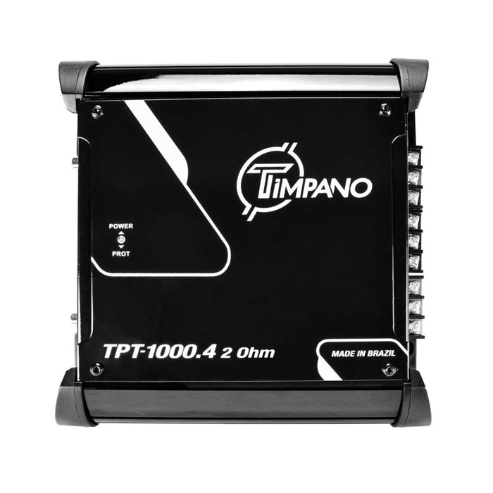 Timpano 4 Channel 1200W Peak 2 Ohm Full Range Car Audio Amplifier TPT-1000.4-2