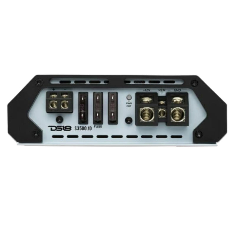 DS18 Car Audio 3500 Watt Monoblock Amplifier Silver Class D w/Bass Knob S3500.1D