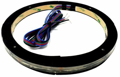 1x Universal Vision 8" LED RGB Speaker Light Ring LRING8 DS18