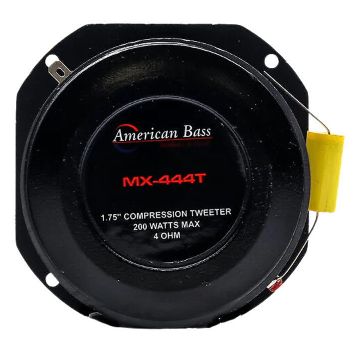American Bass MX Bullet Tweeter MX444T 200W Max Output 4 ohm 100W RMS