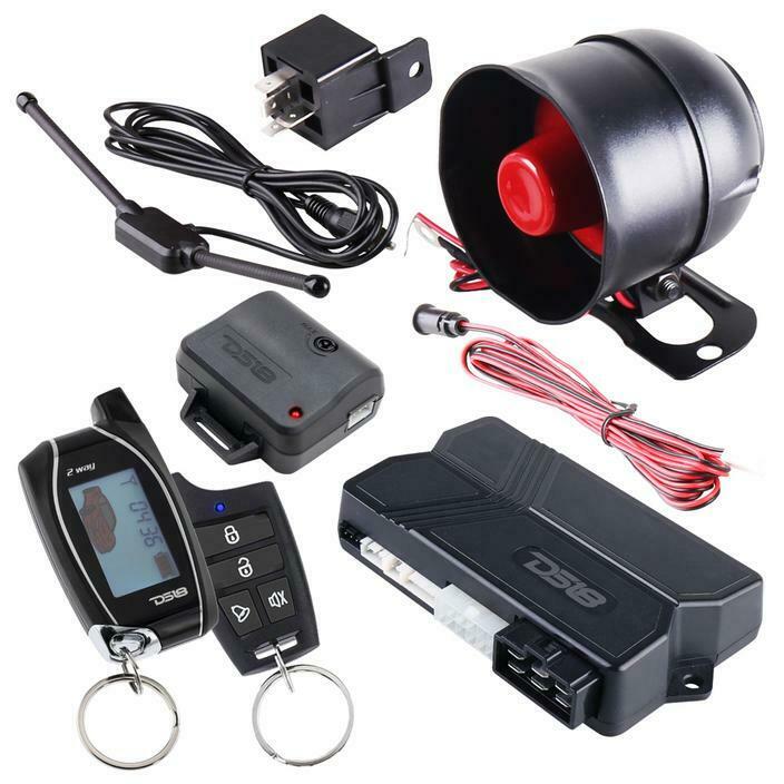 DS18 2-Way Car Alarm Security & Remote Start System LCD 3000ft Range
