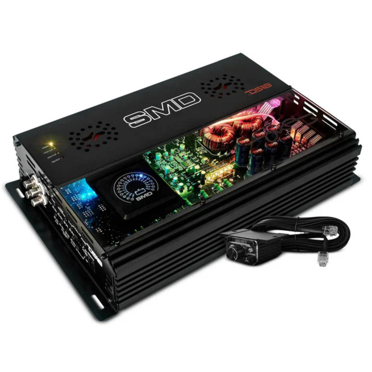 4 Ch Class A/B 1200 W RMS 2 Ohm Amplifier w/ VM-1 Voltmeter SMD-300.4A ...