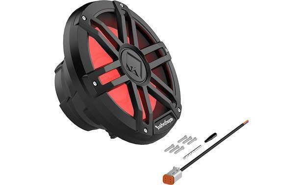 Rockford Fosgate Black 10" 1200W Dual 4 Ohm Switchable Marine Subwoofer M1D4-10B