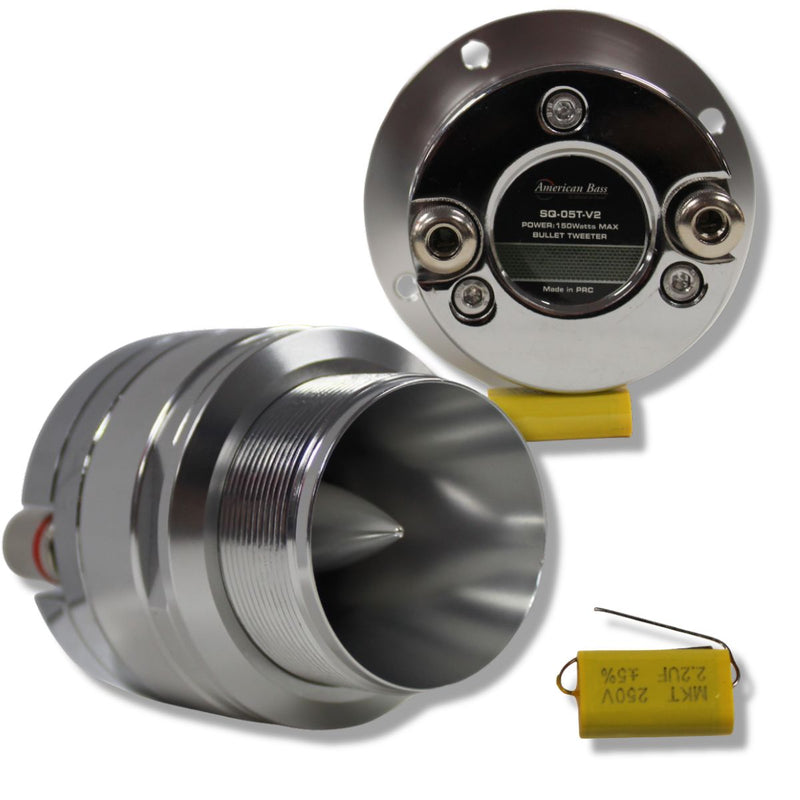 American Bass Godfather Upgrade 6.5CC Midrange Speakers + SQ-05T Bullet Tweeters