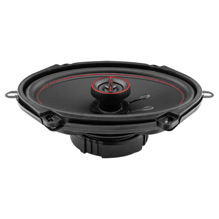 DS18 G5.7Xi Pair of 5x7" 4 Ohm 2-Way Coaxial Speakers 150W Peak Black/Red