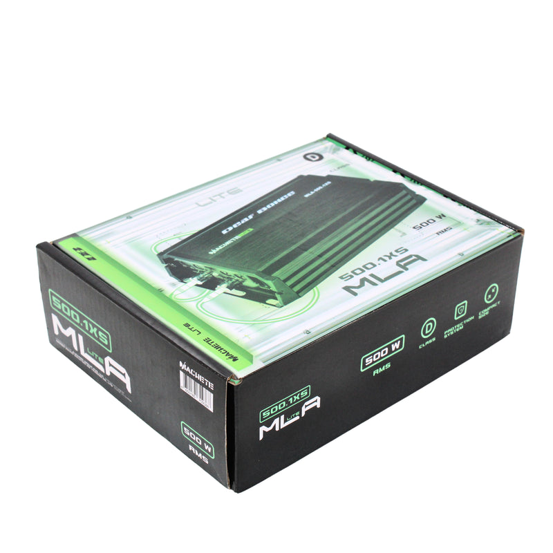 Deaf Bonce 500W 1 ohm Class D Machete Monoblock Power Amplifier MLA-500.1 XS